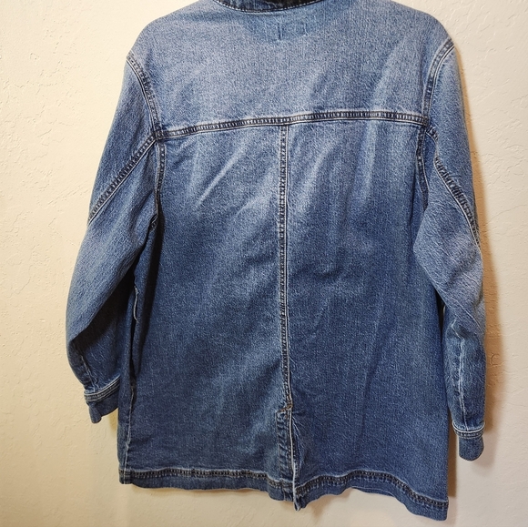 Terra & Sky Classic Blue Jean Jacket - Picture 4 of 4